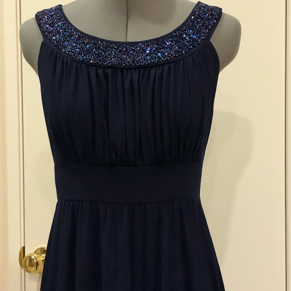 Dark blue dress
